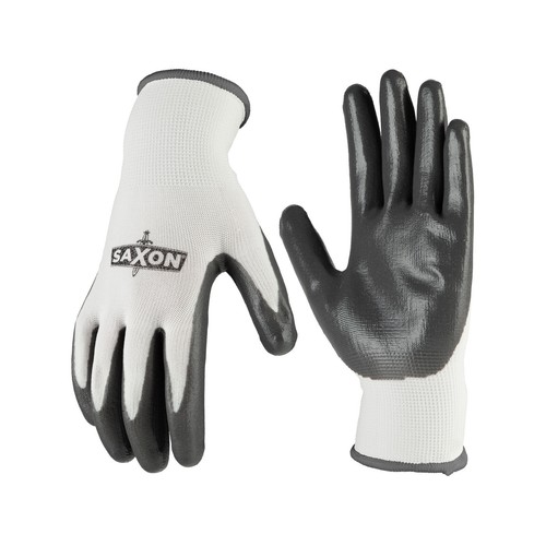 LYNDONS MAROON GLOVES NITRILE LARGE 5 PK