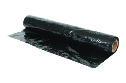 POLYTHENE BLACK BUILDERS FILM MED 4M X 200UM X 50M